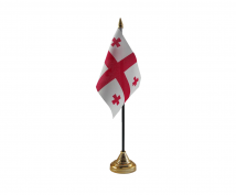 Knights Templar Flag (Table Top) with stick