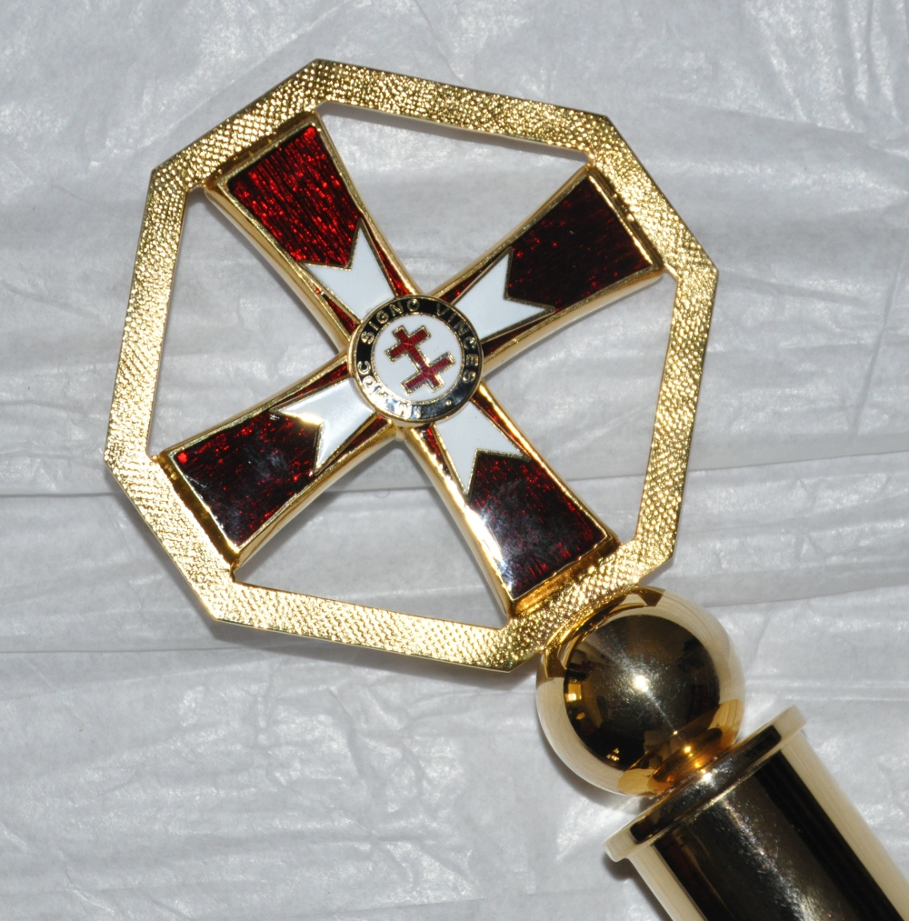 Knights Templar - Grand Master - Baton (Salem Cross) [KT027
